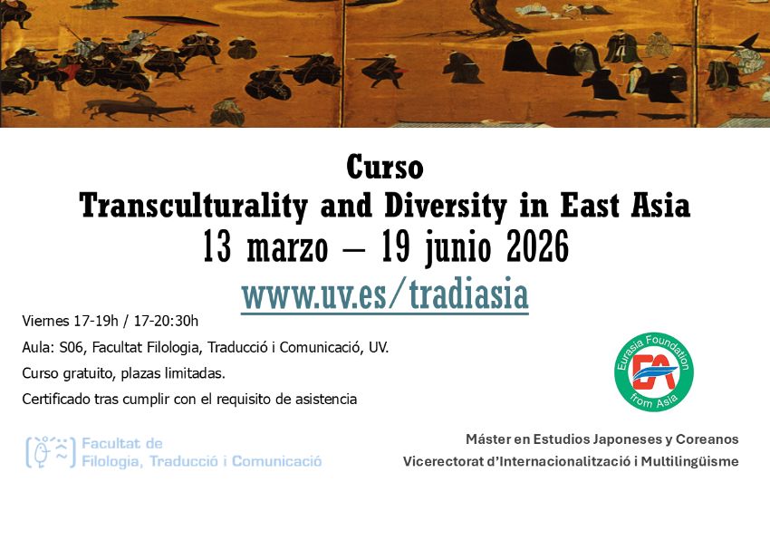 event image:CURSO Transculturalidad y diversidad en Asia Oriental